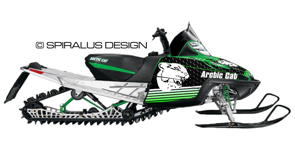 Decal Graphic Kit Arctic Cat M Series AC Crossfire Snowmobile Hood Wrap HAVOC M 