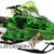Preview of the Webby Metal sled wrap for Arctic Cat Firecats, Sabercats, in green