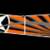 The optional tunnel section Horizon Sled Wrap for Arctic Cat M Series & Crossfire sleds. Shown here in orange